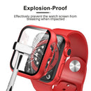 Tempered Glass Rojo Apple Watch