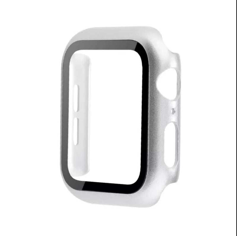 Tempered Glass Plata Apple Watch