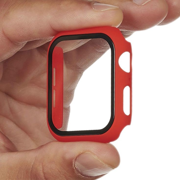 Tempered Glass Rojo Apple Watch