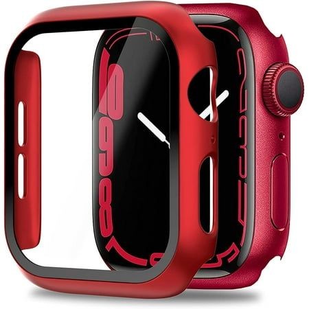 Tempered Glass Rojo Apple Watch