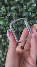 Cover para reloj de brillo Plata