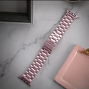 CORREA PARA APPLE WATCHS DE ESLABONES EN STAINLESS STEEL ROSADA