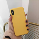 Cover Iphone Silicone Amarillo