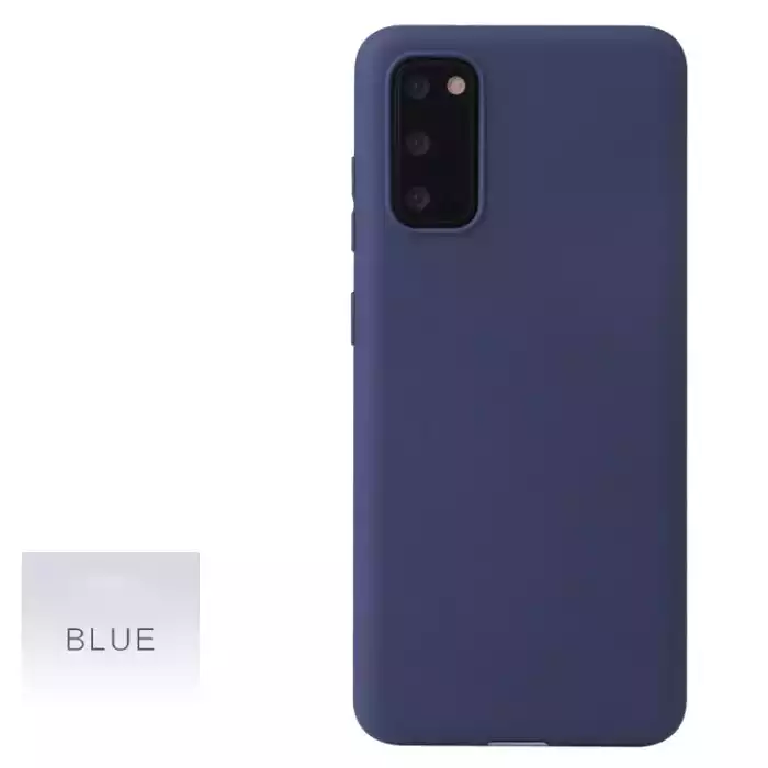 Cover Samsung Silicone Azul Marino