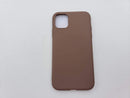 Cover Iphone Silicone Marron