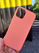 Cover Iphone Silicone Rosa Strawberry