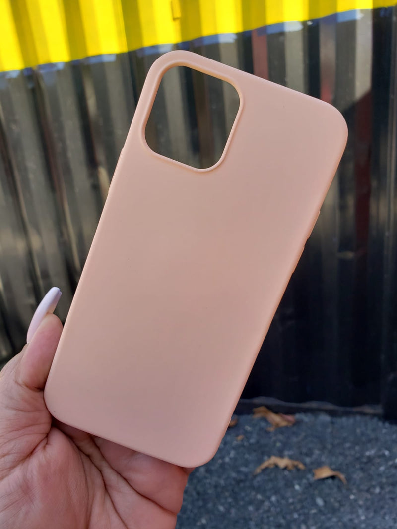 Cover Iphone Silicone Beige