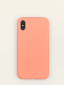 Cover Iphone Silicone Rosa Salmon