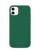Cover Iphone Silicone Verde Oscuro