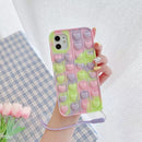 Cover pop Silicone Corazones y Llavero Iphone