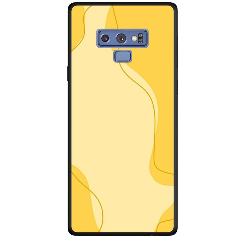 Cover Marmoleado Amarillo Iphone Y Samsung