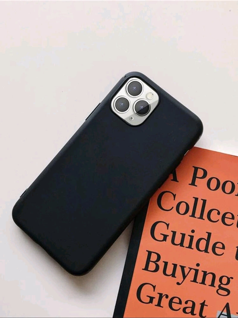 Cover Iphone Silicone Negro